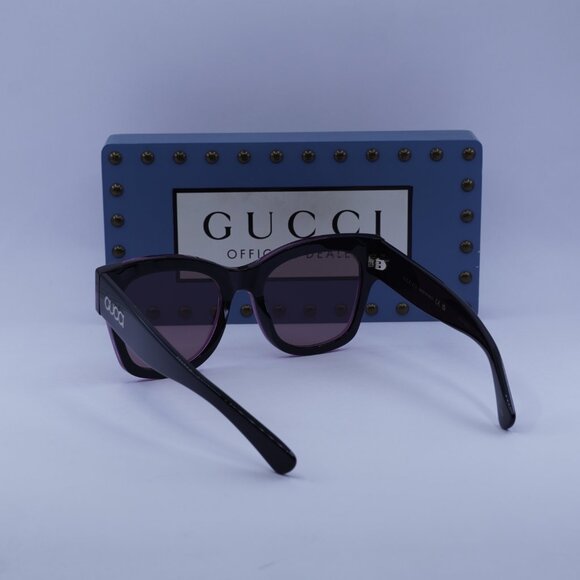 Gucci GG1789S 003 Square Sunglasses - Black/Fuchsia/Lilac main image 5